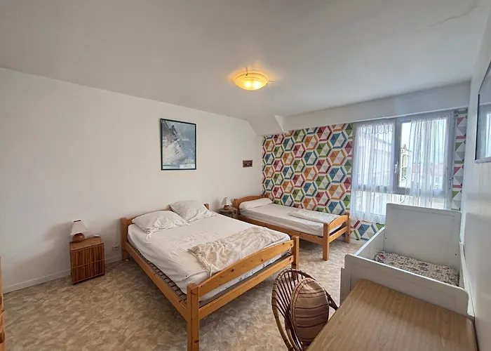 Avec Garage A 2 Min De La Plage, Balcon, Wifi, Proche Commerces - Fr-1-197-188 公寓